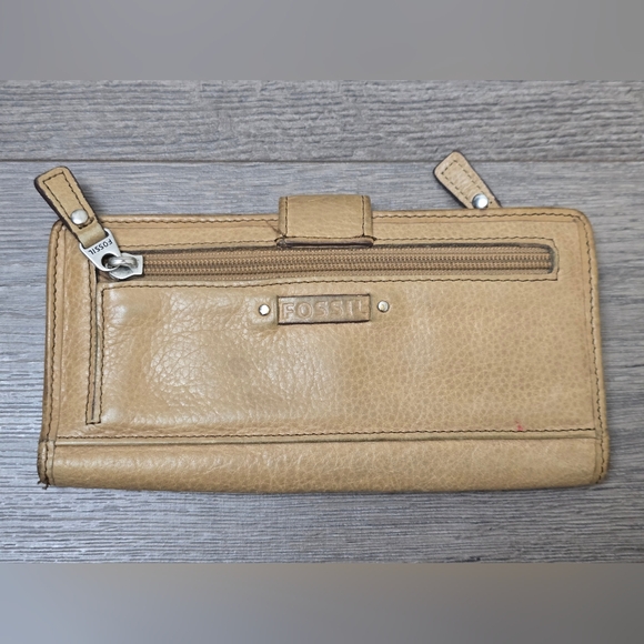 Fossil Wallet Bird Leather Colorful Fun Funky Boho - Picture 5 of 10